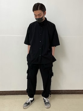 「DANKE SCHON（ダンケシェーン）のアイテム（トップス）」を使った、ハヤカワカイさん（メンズ・173cm）の春コーディネート