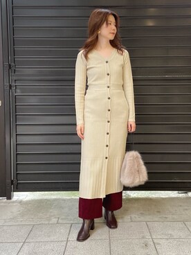 MOMOKAさん（レディース・167cm）の秋コーディネート