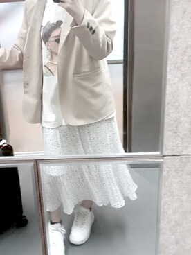 「SONA（ソナ）のアイテム（ジャケット/アウター）」を使った、むうさん（レディース・159cm）の夏コーディネート