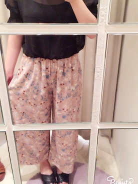 「mystic（ミスティック）のアイテム（その他パンツ、ピンク系）」を使った、yukaさん（レディース・169cm）の夏コーディネート