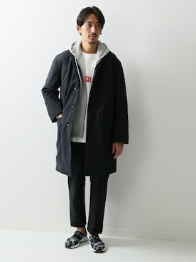 「Down Jacket 」｜「アイテム（ジャケット/アウター）」を使った、HIRANAKAさん（メンズ・174cm）の秋コーディネート