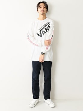 「SEIKO（セイコー）のアイテム」を使った、HIRANAKAさん（メンズ・174cm）の秋コーディネート