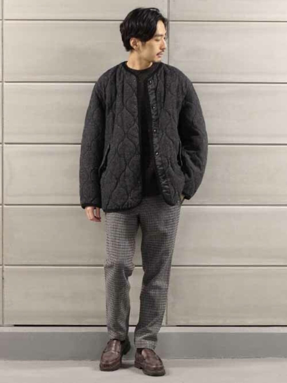 【ジャーナルスタンダード ホームステッド】TWEED QUILT ブルゾン ジャーナルスタンダード ホームステッド】TWEED QUILT ブルゾン