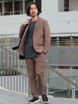 HIRANAKAさん（メンズ・174cm）の春コーディネート