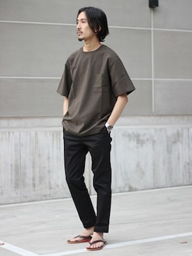 HIRANAKAさん（メンズ・174cm）の夏コーディネート