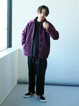 「Champion（チャンピオン）のアイテム（ブルゾン）」を使った、HIRANAKAさん（メンズ・174cm）の秋コーディネート