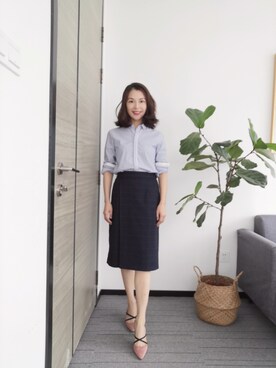 「G2000 （ジートゥサウザンド）のアイテム」を使った、豌豆妈妈さん（レディース・159cm）の夏コーディネート