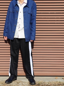 「REPIDO（リピード）のアイテム」を使った、ダイチさん（メンズ・168cm）の春コーディネート