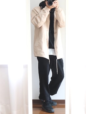 「STUDIOUS（ステュディオス）のアイテム（ブルゾン）」を使った、ダイチさん（メンズ・168cm）の春コーディネート