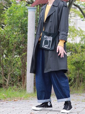 「GU（ジーユー）のアイテム（スウェット）」を使った、ダイチさん（メンズ・168cm）の秋コーディネート