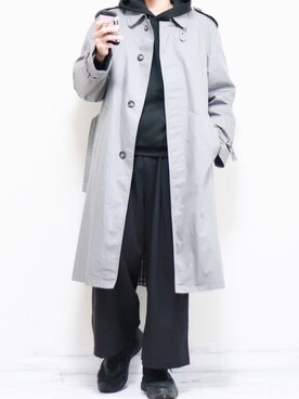 「2018マイベストコーデ」｜「アイテム（トレンチコート）」を使った、ダイチさん（メンズ・168cm）の冬コーディネート
