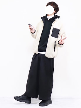 「Lui's（ルイス）のアイテム（スニーカー）」を使った、ダイチさん（メンズ・168cm）の冬コーディネート