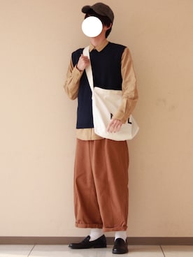 「URBAN RESEARCH（アーバンリサーチ）のアイテム（キャップ）」を使った、ダイチさん（メンズ・168cm）の春コーディネート