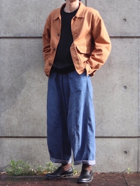 「LIDNM（リドム）のアイテム（ジャケット/アウター）」を使った、ダイチさん（メンズ・168cm）の春コーディネート