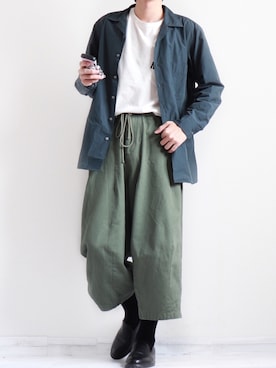 「HARE（ハレ）のアイテム（スリッポン）」を使った、ダイチさん（メンズ・168cm）の春コーディネート