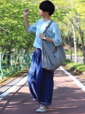 「Daniel Wellington（ダニエルウェリントン）のアイテム（アナログ腕時計）」を使った、ダイチさん（メンズ・168cm）の春コーディネート