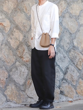 「Daniel Wellington（ダニエルウェリントン）のアイテム（アナログ腕時計）」を使った、ダイチさん（メンズ・168cm）の秋コーディネート