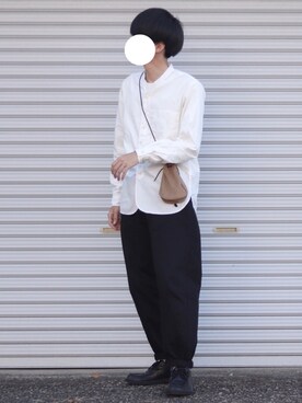 「GU（ジーユー）のアイテム（シューズ）」を使った、ダイチさん（メンズ・168cm）の秋コーディネート