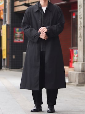 「アイテム（ステンカラーコート）」を使った、ダイチさん（メンズ・168cm・20代）の秋コーディネート