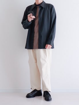 「THE HINOKI（ザ ヒノキ）のアイテム」を使った、ダイチさん（メンズ・168cm）の春コーディネート