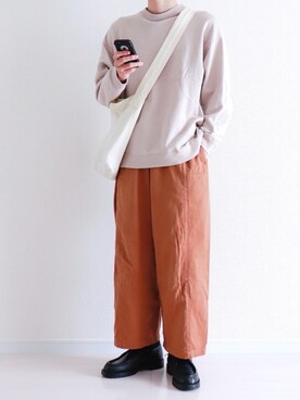 「Born Free（ボーンフリー）のアイテム」を使った、ダイチさん（メンズ・168cm）の春コーディネート