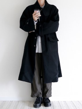 「POLYPLOID（ポリプロイド）のアイテム（ジャケット/アウター）」を使った、ダイチさん（メンズ・168cm）の秋コーディネート