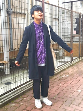 ぶんしょーさん（メンズ・163cm）の冬コーディネート