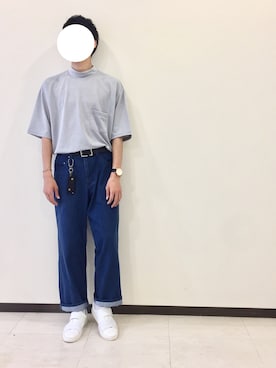「ベルクロ」｜「アイテム（アクセサリー）」を使った、お気のdogさん（メンズ・176cm）の秋コーディネート
