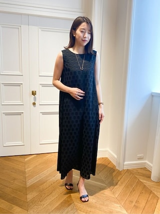 タグ付き♡アナイ ドット ジャガード テントラインワンピース