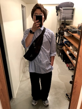 「EDIFICE LA BOUCLE（エディフィスラブークル）のアイテム」を使った、さんさん（メンズ・164cm）の秋コーディネート