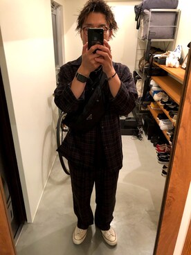 「EDIFICE LA BOUCLE（エディフィスラブークル）のアイテム」を使った、さんさん（メンズ・164cm）の秋コーディネート