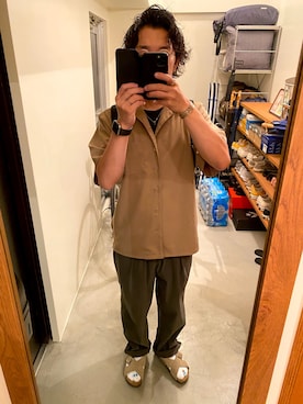 「EDIFICE LA BOUCLE（エディフィスラブークル）のアイテム」を使った、さんさん（メンズ・164cm）の夏コーディネート