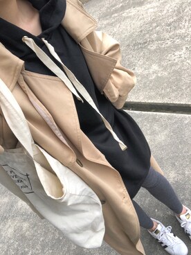 「Ungrid（アングリッド）のアイテム（レギンス/スパッツ）」を使った、n a a a ❁さん（レディース・162cm）の春コーディネート