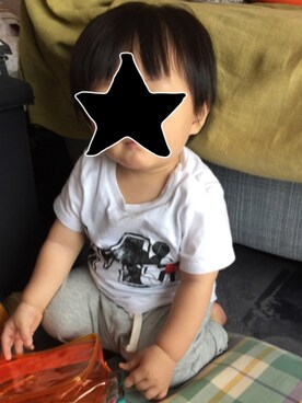 「ミッキー」｜nacchanさん（キッズ・70cm）の夏コーディネート