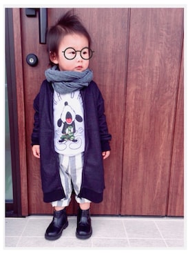 Nana…Haku…さん(キッズ・90cm)の冬コーディネート