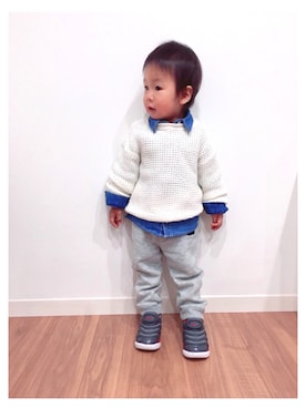 Nana…Haku…‪‪さん（キッズ・90cm）の冬コーディネート