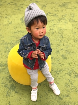 Nana…Haku…‪‪さん（キッズ・90cm）の秋コーディネート