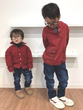 Nana…Haku…‪‪さん（キッズ・90cm）の冬コーディネート