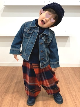 Nana…Haku…‪‪さん（キッズ・110cm）の冬コーディネート
