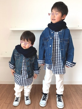 Nana…Haku…‪‪さん（キッズ・110cm）の冬コーディネート