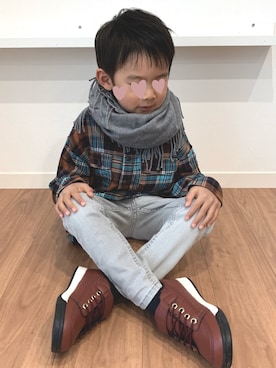 Nana…Haku…‪‪さん（キッズ・110cm）の冬コーディネート