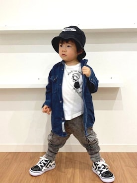 Nana…Haku…‪‪さん（キッズ・90cm）の冬コーディネート