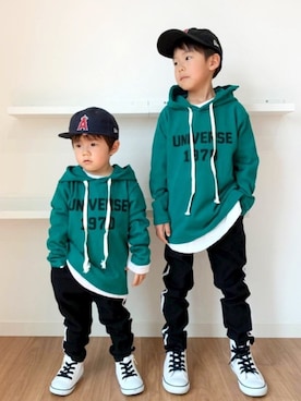 Nana…Haku…‪‪さん（キッズ・110cm）の冬コーディネート