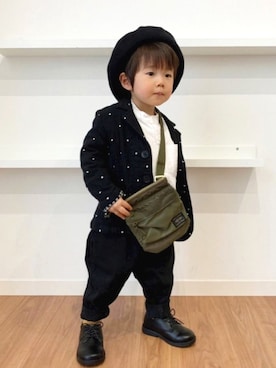 Nana…Haku…‪‪さん（キッズ・90cm）の冬コーディネート