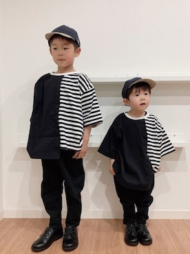 「kids」｜「アイテム（その他）」を使った、Nana…Haku…‪‪さん（キッズ・110cm）の春コーディネート