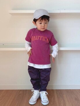 Tシャツ カットソーを使った シンプルコーデ の人気ファッションコーディネート Wear