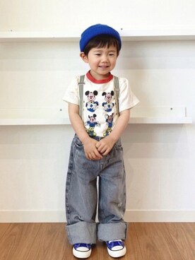 「おとばなコーデフェス告知」｜Nana…Haku…‪‪さん（キッズ・90cm）の春コーディネート