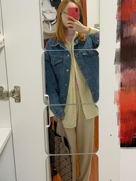 「アイテム（その他トップス、ゴールド系）」を使った、小柴胡さん（レディース・160cm）の秋コーディネート