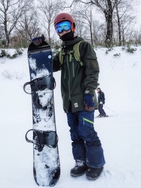 「Gopro」｜√🏂さん（メンズ・171cm）の冬コーディネート