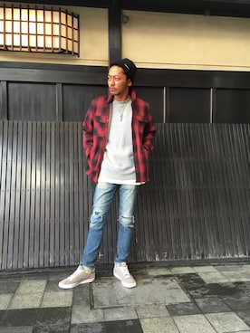 京都くんさん（メンズ・173cm）の冬コーディネート